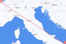 Flights from Brindisi to Geneva