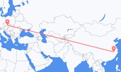 Flug frá Huangshan City, Kína til Brno, Tékklandi