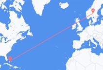 Flights from Nassau to Rörbäcksnäs