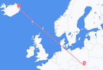 Flüge von Egilsstaðir, Island nach Košice, die Slowakei