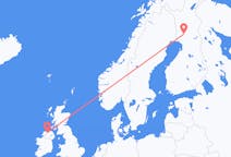 Flyg från Derry, Nordirland till Rovaniemi, Finland