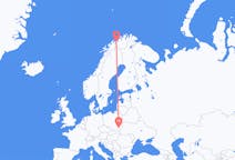 Vluchten van Sørkjosen, Noorwegen naar Rzeszow, Polen