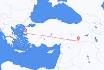 Vols depuis la ville de Mardin vers la ville de Mytilène