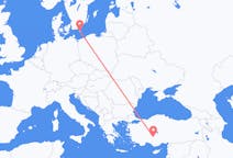 Flights from Konya, Turkey to Bornholm, Denmark