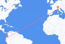 Flyrejser fra Quito til Genova