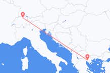 Flyreiser fra Thessaloniki, til Zürich