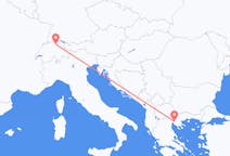 Flights from Thessaloniki in Greece to Zürich in Switzerland