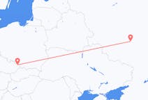 Vluchten van Lipetsk naar Ostrava