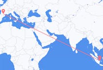 Flyg från Pangkal Pinang, Indonesien till Toulouse, Indonesien