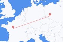 Flyg från Tours, Frankrike till Wrocław, Polen