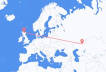 Vluchten van Aqtöbe, Kazachstan naar Inverness, Schotland