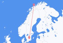 Flyreiser fra Växjö, Sverige til Tromsø, Norge