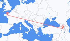 Flights from Rennes, France to Iğdır, Turkey