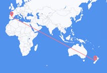 Flights from Hokitika, New Zealand to Madrid, Spain