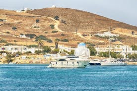 Privé helikoptertransfer van Santorini naar Antiparos