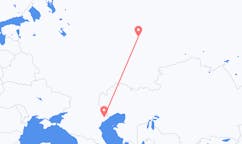 Flyg från Astrachan till Perm