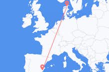 Flyg från Murcia, Spanien till Ålborg, Danmark