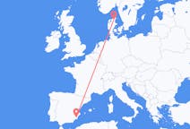 Voos de Múrcia, Espanha para Aalborg, Dinamarca