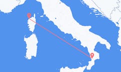 Flyrejser fra Calvi, Frankrig til Lamezia Terme, Italien