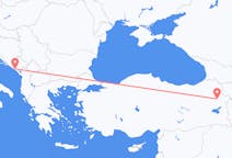Flüge von Ağrı, die Türkei nach Tivat, Montenegro