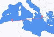 Flyreiser fra Béjaïa, Algerie til Kefallinia, Hellas