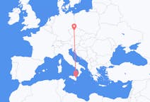 Vluchten van Catanië, Italië naar Praag, Tsjechië