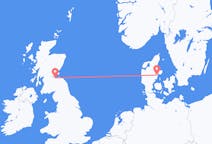 Vuelos de Aarhus, Dinamarca a Edimburgo, Escocia