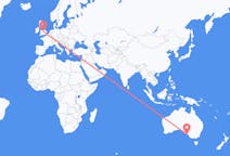Flights from Kingscote, Australia to Birmingham, the United Kingdom