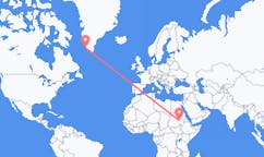 Flyreiser fra Khartoum, Sudan til Paamiut, Grønland