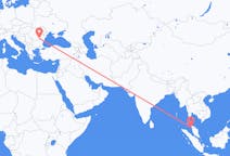 Flyreiser fra Langkawi, Malaysia til București, Romania