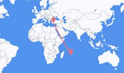 Flyreiser fra Rodrigues, Mauritius til Antalya, Tyrkia