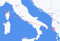Flyg från Calvi till Korfu