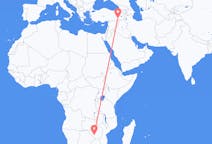 Flyg från Bulawayo, Zimbabwe till Batman, Turkiet
