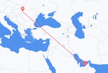 Flyrejser fra Abu Dhabi, De Forenede Arabiske Emirater til Oradea, Rumænien