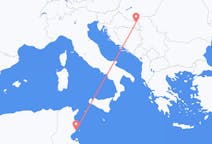 Flyreiser fra Sfax, Tunisia til Osijek, Kroatia