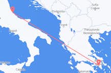 Flights from from Pescara to Athens