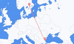 Flights from Burgas, Bulgaria to Örebro, Sweden