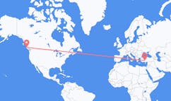 Flights from Port Hardy, Canada to Konya, Turkey