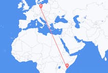 Flyg från Lamu, Kenya till Dresden, Tyskland