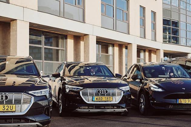 Malmö en 30 minutes de voiture électrique de luxe (Audi et Mercedes)