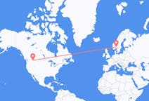 Loty z Kalispell, Stany Zjednoczone do Osło, Norwegia