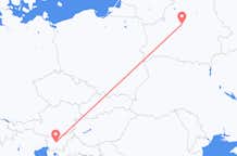 Loty z Lublana, Słowenia z Mińsk, Białoruś