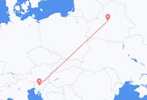 Loty z Lublana, Słowenia z Mińsk, Białoruś