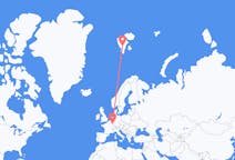 Flyrejser fra Metz, Frankrig til Svalbard, Svalbard og Jan Mayen