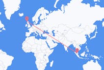 Flyreiser fra Kuala Lumpur, Malaysia til Stornoway, Skottland