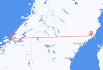 Fly fra Ørland til Umeå