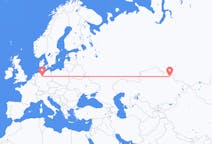 Flyreiser fra Pavlodar, Kasakhstan til Hannover, Tyskland