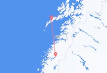 Flights from Mo i Rana, Norway to Leknes, Norway