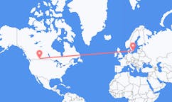 出发地 加拿大梅迪辛哈特目的地 瑞典朗内比的航班
