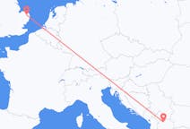 Fly fra Norwich til Skopje